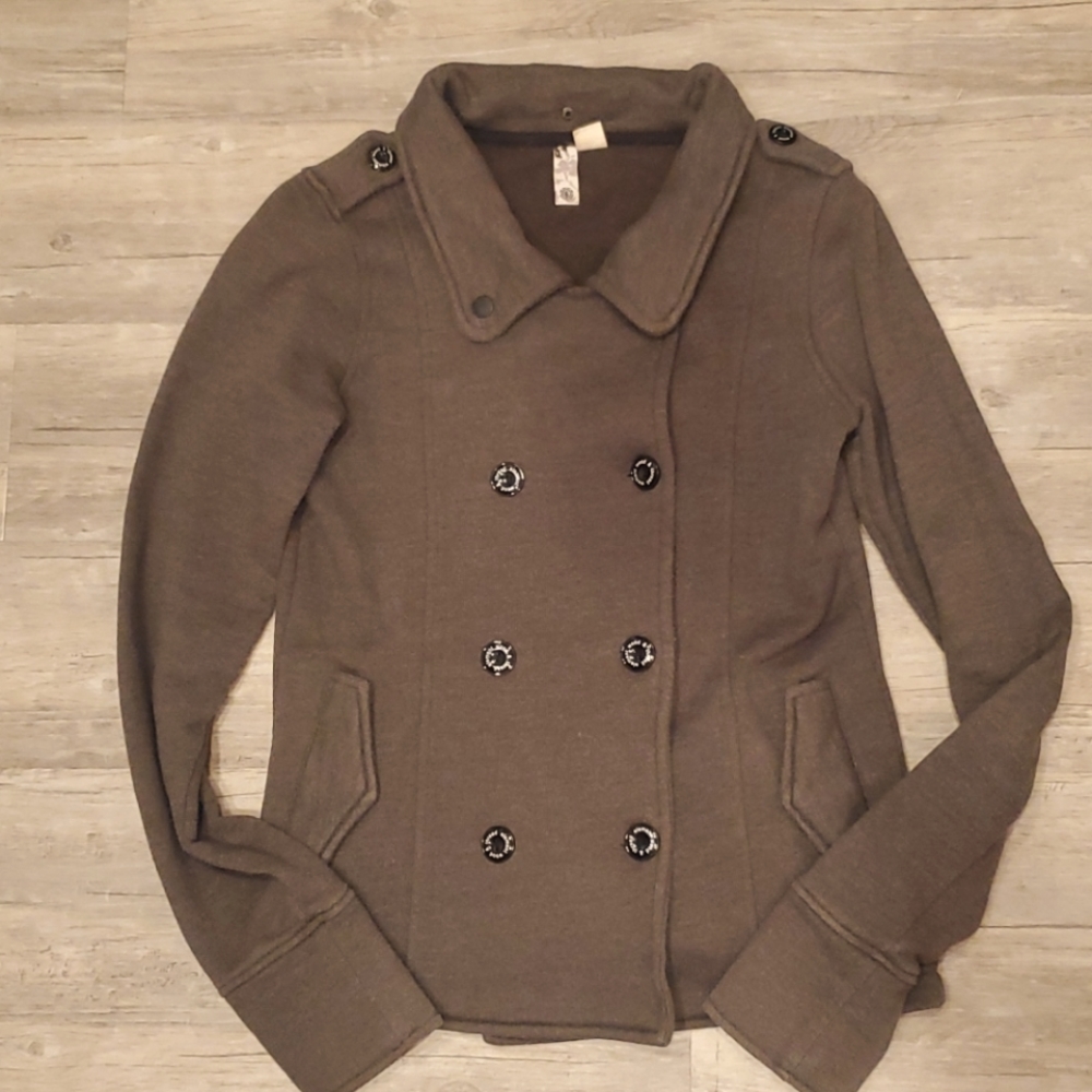 Element Wood and Thread Pea Coat